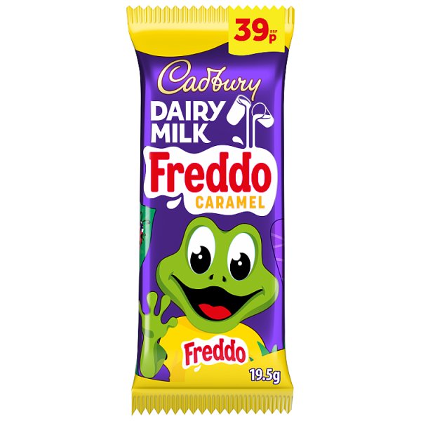 Cadbury Dairy Milk Freddo Caramel Chocolate Bar 19.5g (60 x 19.5g)