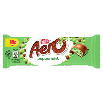 Aero Bubbly Peppermint Chocolate Bar 36g (24 x 36g)