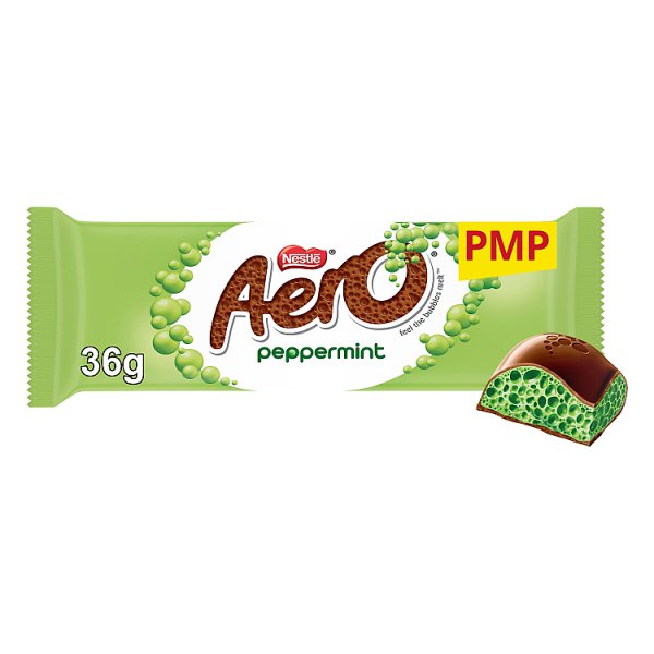 Aero Bubbly Peppermint Chocolate Bar 36g (24 x 36g)