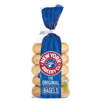 New York Bakery Co. 5 The Original Bagels 425g (1 x 85g)