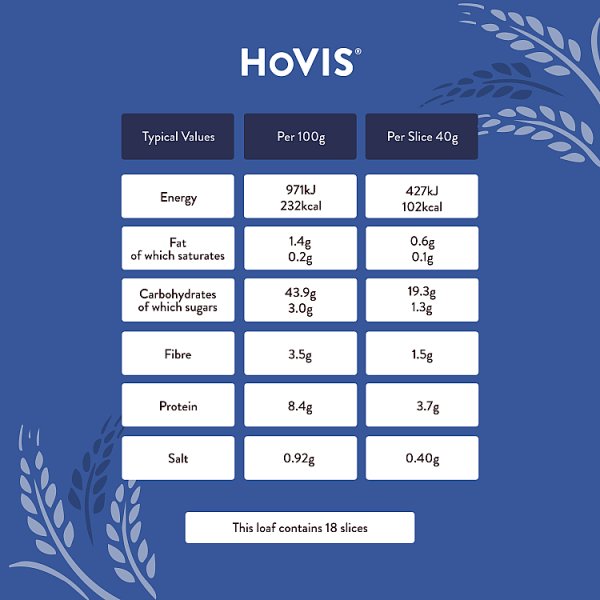 Hovis Signature White 800g (1 x 800g)