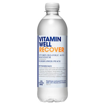 Vitamin Well Recover with Flavour of Elderflower / Peach 500ml (12 x 500ml)