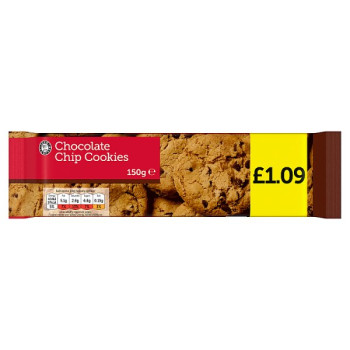 Euro Shopper Chocolate Chip Cookies 150g (11 x 150g)