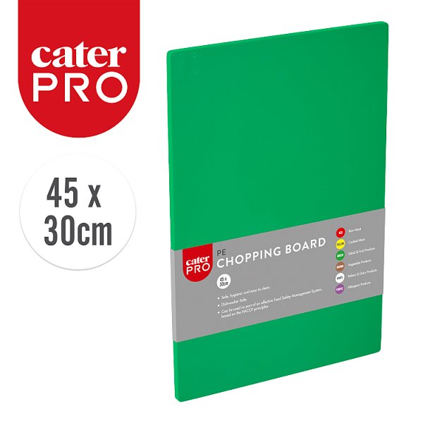 CaterPro PE Chopping Board 45 x 30cm (10 x Sgl) CaterPro PE Chopping Board 45 x 30cm (10 x Sgl)