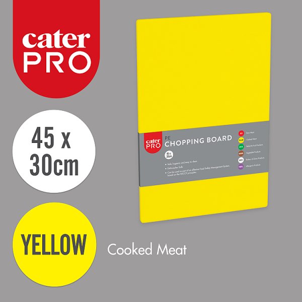 CTS Yellow Chopping Board (10 x Sgl)