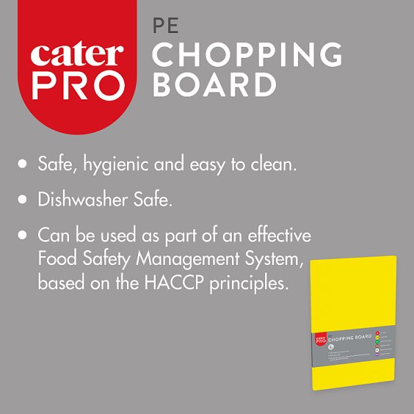 CTS Yellow Chopping Board (10 x Sgl)