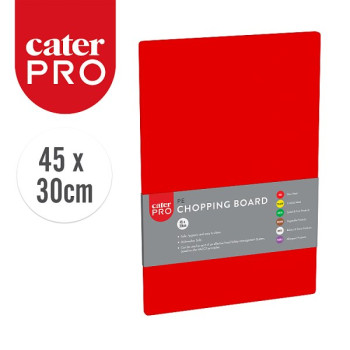CTS Red Chopping Board (10 x Sgl)