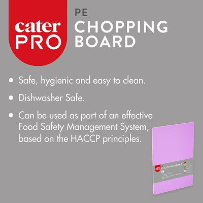 CaterPro PE Chopping Board 45 x 30cm (10 x Sgl)