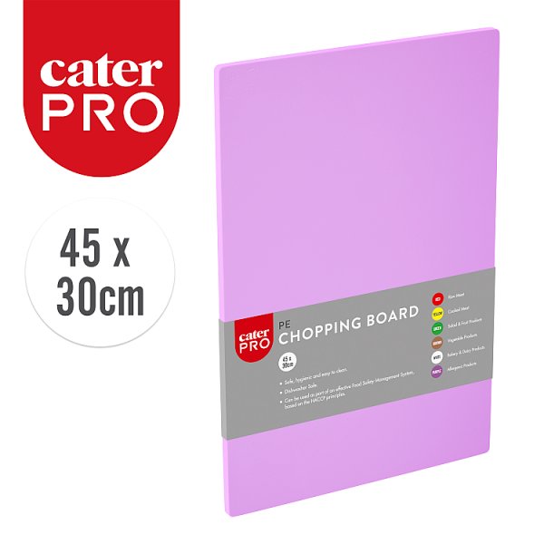 CaterPro PE Chopping Board 45 x 30cm (1 x Sgl)