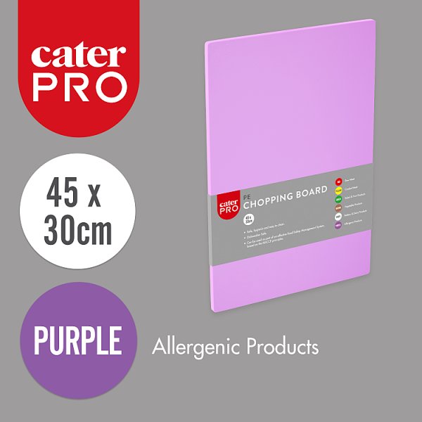 CaterPro PE Chopping Board 45 x 30cm (1 x Sgl)