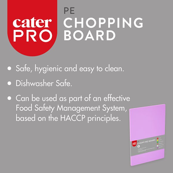 CaterPro PE Chopping Board 45 x 30cm (1 x Sgl)