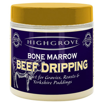 HIGHGROVE Bone Marrow Beef Dripping 210ml (12 x 180g)
