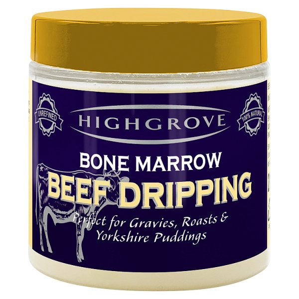 HIGHGROVE Bone Marrow Beef Dripping 210ml (12 x 180g) HIGHGROVE Bone Marrow Beef Dripping 210ml (12 x 180g)