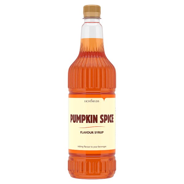 Lichfields Pumpkin Spice Flavour Syrup 1 Litre (1 x 1ltr)