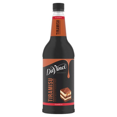 DaVinci Gourmet Classic Tiramisu Single Batch Flavour Syrup 1L (1 x 1ltr)