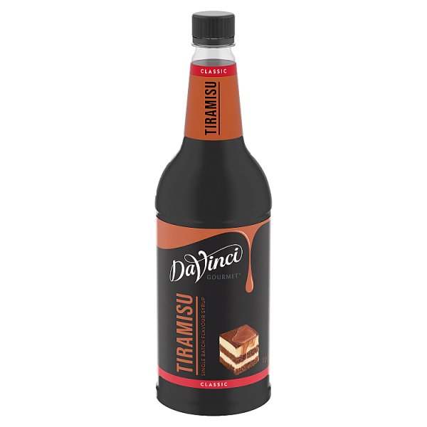 DaVinci Gourmet Classic Tiramisu Single Batch Flavour Syrup 1L (1 x 1ltr)