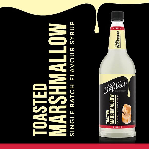 DaVinci Gourmet Classic Toasted Marshmallow Single Batch Flavour Syrup 1L (6 x 1ltr) DaVinci Gourmet Classic Toasted Marshmallow Single Batch Flavour Syrup 1L (6 x 1ltr)