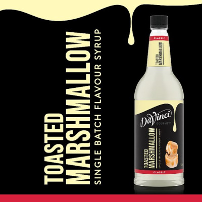 DaVinci Gourmet Classic Toasted Marshmallow Single Batch Flavour Syrup 1L (1 x 1ltr)