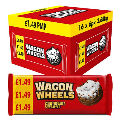 Wagon Wheels 6 Pack (16 x 220g)