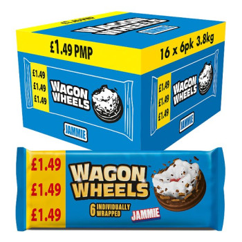 Wagon Wheels Jammie 6 Pack (16 x 228g)