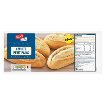 Jack's 4 White Petit Pains (15 x 4pk)