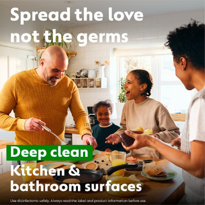 Dettol Cleansing Surface Wipes 72 (6 x 72pk)