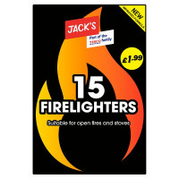 Jack's 15 Firelighters 180g (24 x 15s)