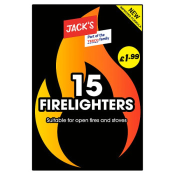 Jack's 15 Firelighters 180g (24 x 15s)