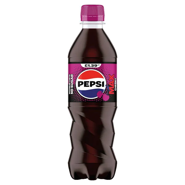 Pepsi Max Cherry Bottle PMP 500ml (12 x 500ml)