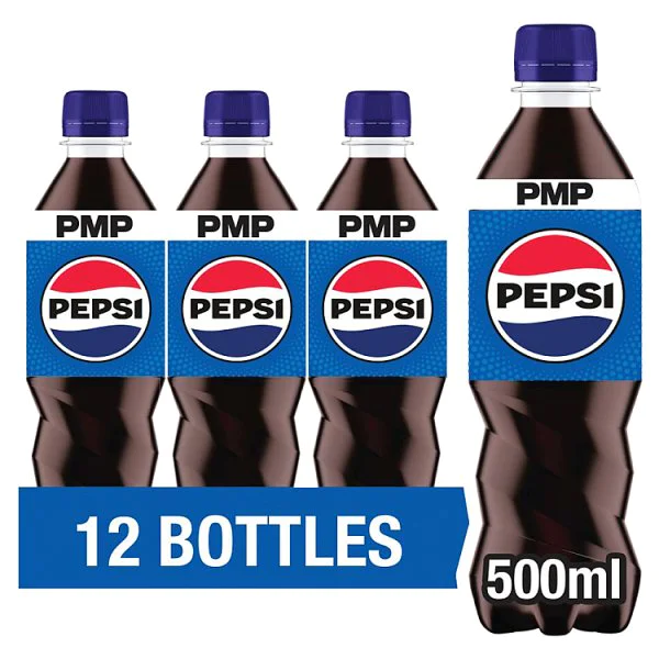 Pepsi Cola 500ml PMP Bottle  (12 x 500ml)