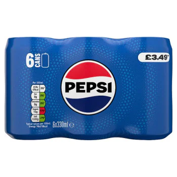 Pepsi Cola Cans 6 x 330ml  (4 x 6x330ml)