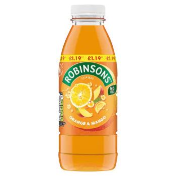 Robinsons Ready To Drink Orange & Mango Drink Bottle PMP 500ml (12 x 500ml)