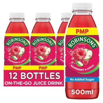 Robinsons Ready To Drink Raspberry & Apple  Drink Bottle PMP 500ml (12 x 500ml)