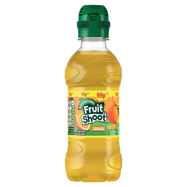 Fruit Shoot Orange Kids Juice Drink PMP Bottle 275ml  (12 x 275ml)