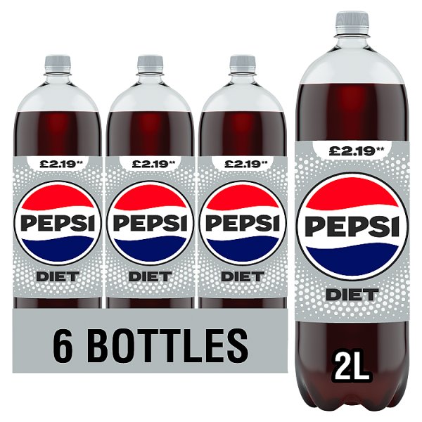 Pepsi Diet Bottle PMP 2L   (6 x 2ltr)