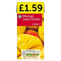 Euro Shopper Mango Juice Drink 1 Litre (12 x 1ltr)