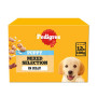 PEDIGREE Junior Puppy Wet Dog Food Mixed Selection In Jelly 12 x 100g Pouch (4 x 12x100g)