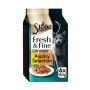 SHEBA® Fresh & Fine Adult Wet Cat Food Chicken &Turkey Gravy 6x50g Pouches (8 x 6x50g)