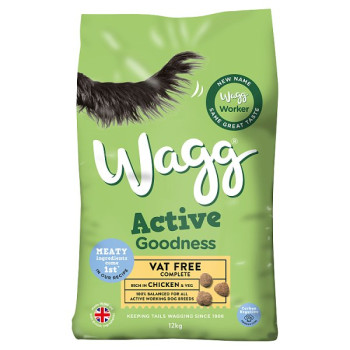 Wagg Active Goodness Rich in Chicken & Veg 12kg (1 x 12KG)