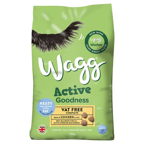 Wagg Active Goodness Rich in Chicken & Veg 12kg (1 x 12KG)