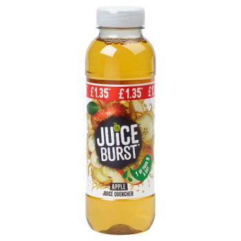 Juice Burst Apple Juice Quencher 400ml (12 x 400ml) Juice Burst Apple Juice Quencher 400ml (12 x 400ml)
