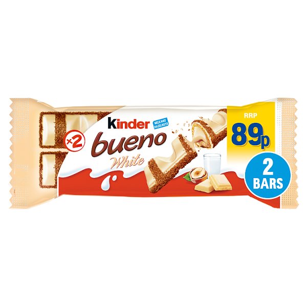 Kinder 2 Bueno White 39g (30 x 2pk)