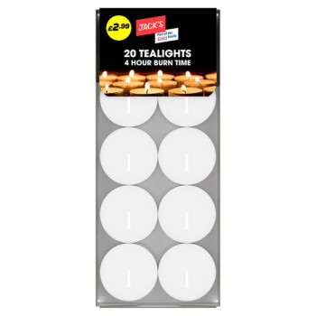 Jack's 20 Tealights (36 x 20pk)
