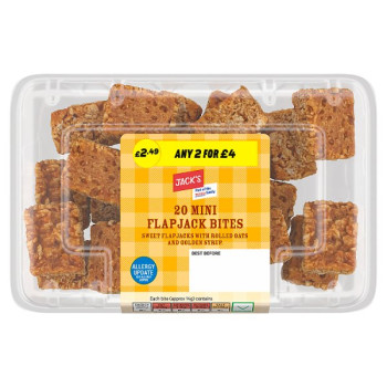 Jack's 20 Mini Flapjack Bites (4 x 280g)