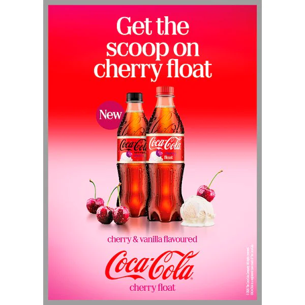 Coca-Cola Cherry Float 12 x 500ml Bottles (12 x 500ml) Coca-Cola Cherry Float 12 x 500ml Bottles (12 x 500ml)