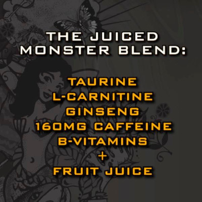 Monster Energy Drink Rio Punch 4 x 500ml Cans (6 x 4x500ml)