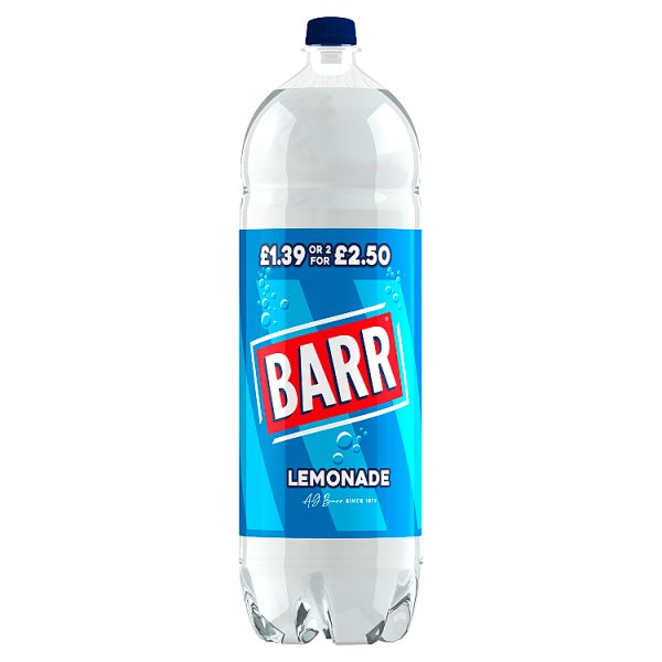 Barr Lemonade 2 Litre (6 x 2tr)