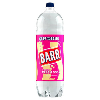 Barr American Cream Soda 2 Litre (6 x 2ltr)