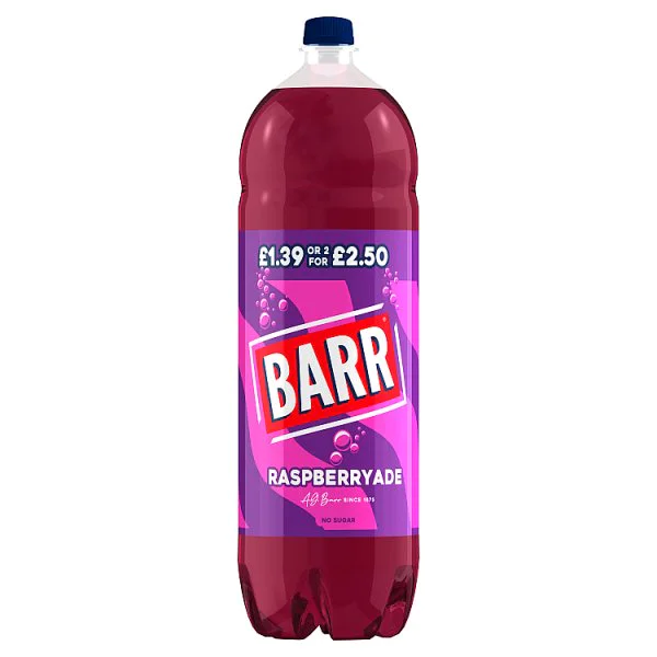 Barr Raspberryade 2 Litre (6 x 2ltr) Barr Raspberryade 2 Litre (6 x 2ltr)