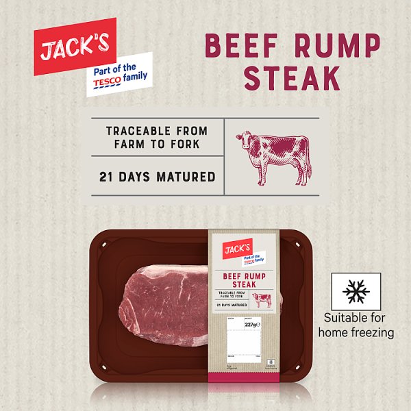 Jack's Beef Rump Steak 227g (1 x 227g)